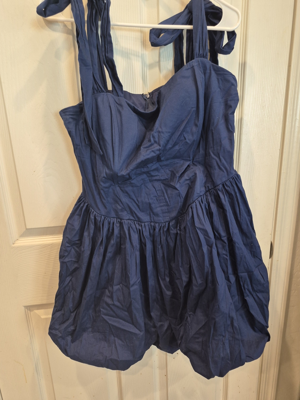 Premier Navy Blue Tie-Strap Dress